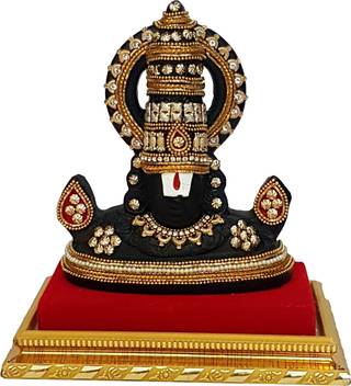 Esvar Stonecraft Venkateswara Thirupathi Balaji Tirupati Idol God Statue Showpiece Venkateswara Thirupathi Balaji Statue Murti In Marble Finish With Dust Proof Acrylic Cover Handicraft Decorative Showpiece 23 Cm Price In India Tirupati tourism tirupati hotels tirupati guest house tirupati holiday homes tirupati holiday all things to do in tirupati commonly searched for in tirupati.