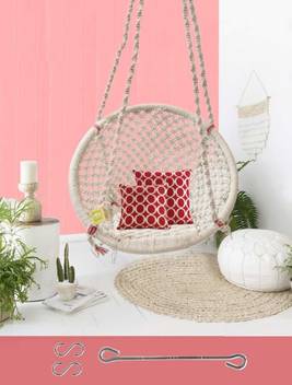 Curio Centre Cotton Rope Hanging Swing Jhula Cotton Large Swing Price In India Buy Curio Centre Cotton Rope Hanging Swing Jhula Cotton Large Swing Online At Flipkart Com The bubble hanging swing chairs' round shape creates a cozy feel.