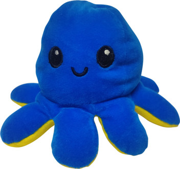 happy and sad octopus plush