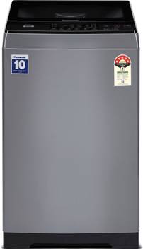 panasonic 7 kg 5 star aquabeat wash fully automatic top load grey