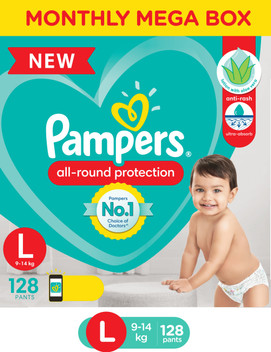 pampers pants 6 monthly pack