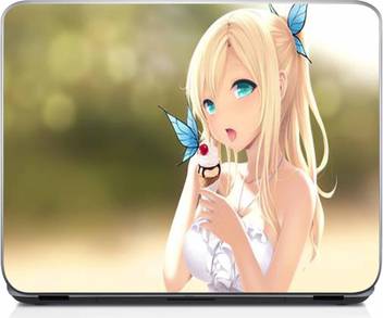 Shopnow Anime Papillons Cartoon Girl Hd Wallpaper Vinyl Laptop
