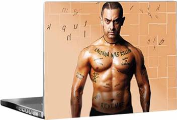 Shopnonline Aamir Khan Look Of Ghajini Vinyl Laptop Decal