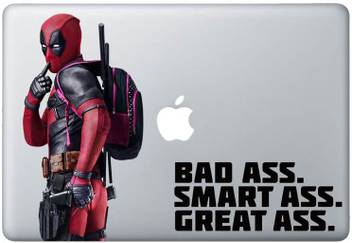 Macmerise Smart Ass Deadpool Decal For Macbook 15 Vinyl Laptop Decal 15 4 Price In India Buy Macmerise Smart Ass Deadpool Decal For Macbook 15 Vinyl Laptop Decal 15 4 Online At Flipkart Com