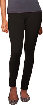 go colors black jeggings