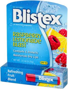 Blistex Lip Protectant/Sunscreen, SPF 15, Lemonade Blast, Raspberry - Price  in India, Buy Blistex Lip Protectant/Sunscreen, SPF 15, Lemonade Blast,  Raspberry Online In India, Reviews, Ratings & Features | Flipkart.com