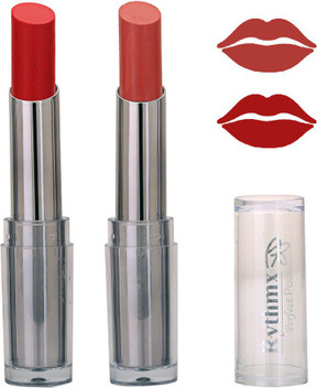 pinkish red matte lipstick