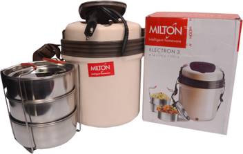 Flipkart Com Milton Electric Tiffin 3 3 Containers Lunch Box