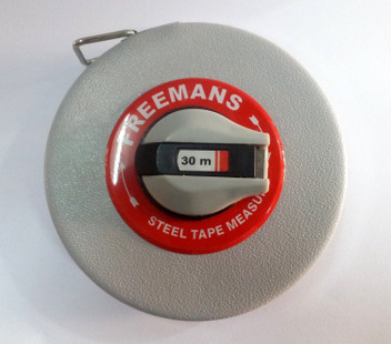 30 meter steel measuring tape