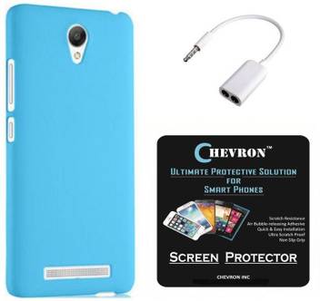 Chevron Rubberized Matte Finish Back Cover Case For Xiaomi Redmi Note 2 Prime With Hd Screen Guard Audio Splitter Aqua Blue Accessory Combo Price In India Buy Chevron Rubberized Matte