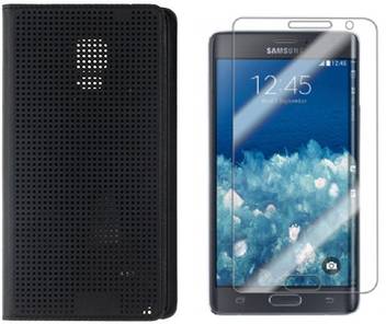 Sd Dot View Flip Case With Screen Guard For Samsung Galaxy Note Edge Accessory Combo Price In India Buy Sd Dot View Flip Case With Screen Guard For Samsung Galaxy Note