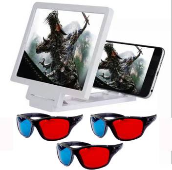 Hrinkar Hd Enlarged Screen For Any Mobile 3d Screen 3 Pc Plastic