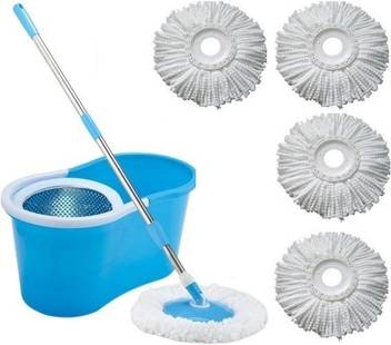 Srb 360 Hand Press Spin Mop 33 Mop Set Price In India Buy Srb 360 Hand Press Spin Mop 33 Mop Set Online At Flipkart Com