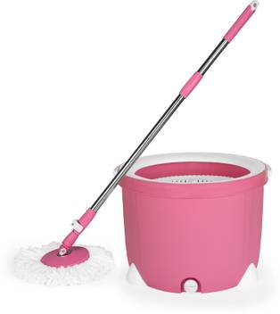 V Mop Bucket Magic Easy Cleaning Spin Mop For Floor Home Cleaning With Only 1 Microfiber Mop Set Price In India Buy V Mop Bucket Magic Easy Cleaning Spin Mop For Floor