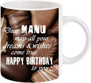 Lolprint Happy Birthday Manu Ceramic Mug Price In India Buy