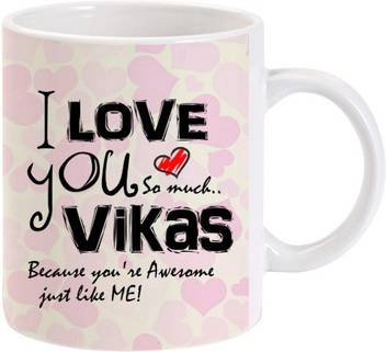 Lolprint I Love You Vikas Ceramic Mug Price In India Buy