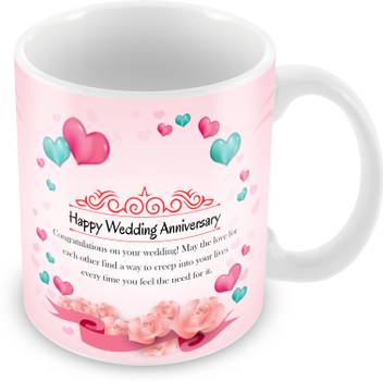 Prinzox Attractive Color Wedding Anniversary Theme With Nice Message Ceramic Coffee Mug Price In India Buy Prinzox Attractive Color Wedding Anniversary Theme With Nice Message Ceramic Coffee Mug Online At Flipkart Com