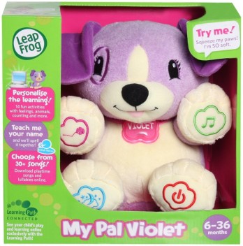 leapfrog teddy bear violet