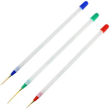 Topnail 3 Pcs 3d Drawing Nail Art Liner Striping Brush Price In