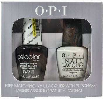 Opi Spe Alpine Snow L00 Gelcolor Uv Gel Polish With Free Matching Nail Lacquer Price In India Buy Opi Spe Alpine Snow L00 Gelcolor Uv Gel Polish With Free Matching Nail