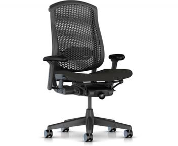 Hermanmiller Celle Graphite Cellular Back With Graphite Upholstered Seat Cushion Cellular Suspension Synthetic Fiber Office Arm Chair Price In India Buy Hermanmiller Celle Graphite Cellular Back With Graphite