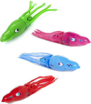 squid bath toy