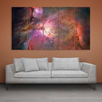 Inephos Beautiful Space Universe Wall Painting Multiple Frames Digital Reprint 30 Inch X 52 Inch Painting Price In India Buy Inephos Beautiful Space Universe Wall Painting Multiple Frames Digital Reprint 30