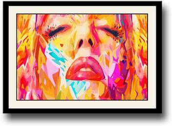Artifa Woman Face Painting Canvas 10 Inch X 14 Inch Painting Price