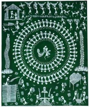 Artistic Indias Warli Painting Rhythmic Beauty Of Daily Chores