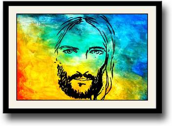 Artifa Jesus Face Canvas 10 Inch X 14 Inch Painting Price In India