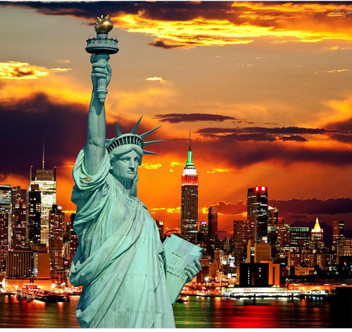 STATUE OF LIBERTY POSTER New York Landmark RARE HOT NEW