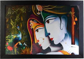 Dcreations Beautiful Radha Krishna Glass Print 13 inch x 19 inch Painting  Price in India - Buy Dcreations Beautiful Radha Krishna Glass Print 13 inch  x 19 inch Painting online at Flipkart.com