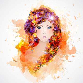 Pitaara Box Abstract Woman With Abstract Hair Framed Wall Art