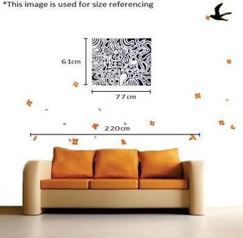 Kalasanthe Abstract Word Art Canvas 24 Inch X 18 Inch Painting
