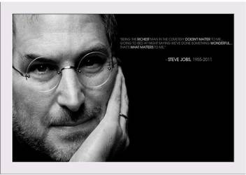 Artzfolio Steve Jobs Richest Man Framed Art Print Digital Reprint