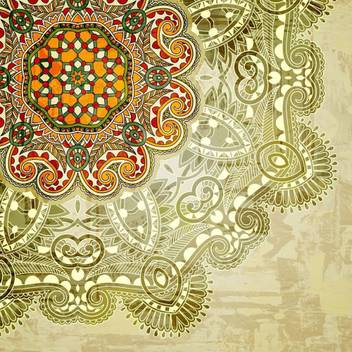 Ornamental Circle Premium Poster Canvas Art Artzfolio Com