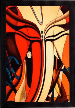 Ecraftindia Abstract Lord Ganesha Face Satin Matt Textured Uv Art Canvas 14 Inch X 11 Inch Painting Price In India Buy Ecraftindia Abstract Lord Ganesha Face Satin Matt Textured Uv Art