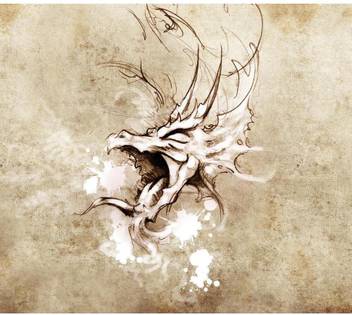 Artzfolio Sketch Of A Dragon Head Tattoo Drawing Framed Art Print Canvas 24 Inch X 27 3 Inch Painting Price In India Buy Artzfolio Sketch Of A Dragon Head Tattoo Drawing Framed,Girl Line Art Gif