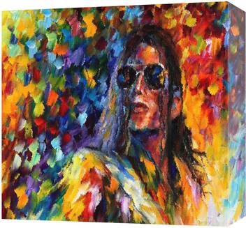 Printhero Michael Jackson Abstract Canvas Oil Painting Print With