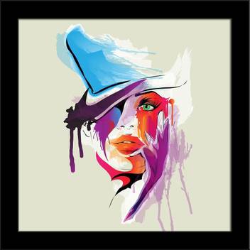 Artzfolio Abstract Woman Face Framed Art Print Digital Reprint 11 Inch X 11 Inch Painting Price In India Buy Artzfolio Abstract Woman Face Framed Art Print Digital Reprint 11 Inch X