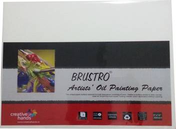 Flipkart.com | Brustro Artist Oil Painting Paper 300 gsm Pack (9"X12") -  Oil Painting Paper