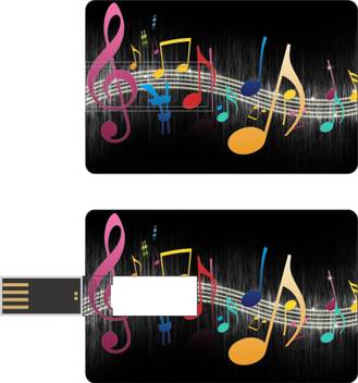 Hd Arts Colourful Notes Music Wallpaper 8 Gb Pen Drive Hd Arts