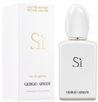 armani si white limited edition