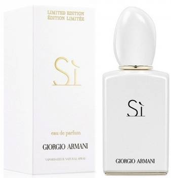 Buy Giorgio Armani Si White Limited Edition Eau De Parfum 100 Ml Online In India Flipkart Com