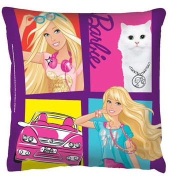 barbie throw pillow