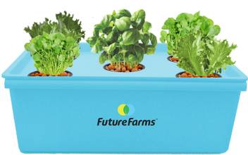 Future Farms Darwin Penta Blue Hydroponic Starter Kit Plant