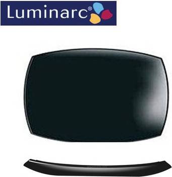 Luminarc Quadrato Noir Rectangular Dish 35 Cm Black Plate Price In India Buy Luminarc Quadrato Noir Rectangular Dish 35 Cm Black Plate Online At Flipkart Com