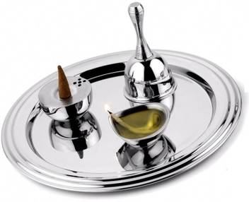 Divinecrafts Stainless Steel Puja Thali Stainless Steel Price In India Buy Divinecrafts Stainless Steel Puja Thali Stainless Steel Online At Flipkart Com