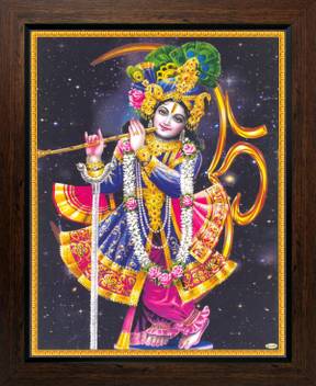 Lord Krishna Shree Krishna Poster Paper Print Art Paintings