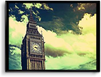 The Big Ben Canvas Art Vehicles Abstract Minimal Art Posters